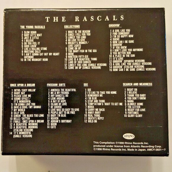 THE RASCALS Atlantic Years 7CD BOX SET w/ OBI JAPAN Rare & OOP AMCY-2821/7 - Picture 3 of 5